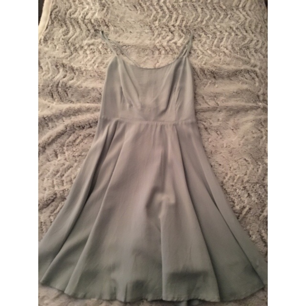 🌿Pale blue dress • cross straps • Forever21