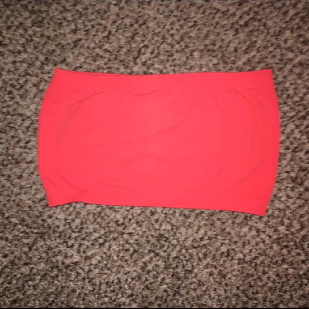 Bright Orange Bandeau NWOT