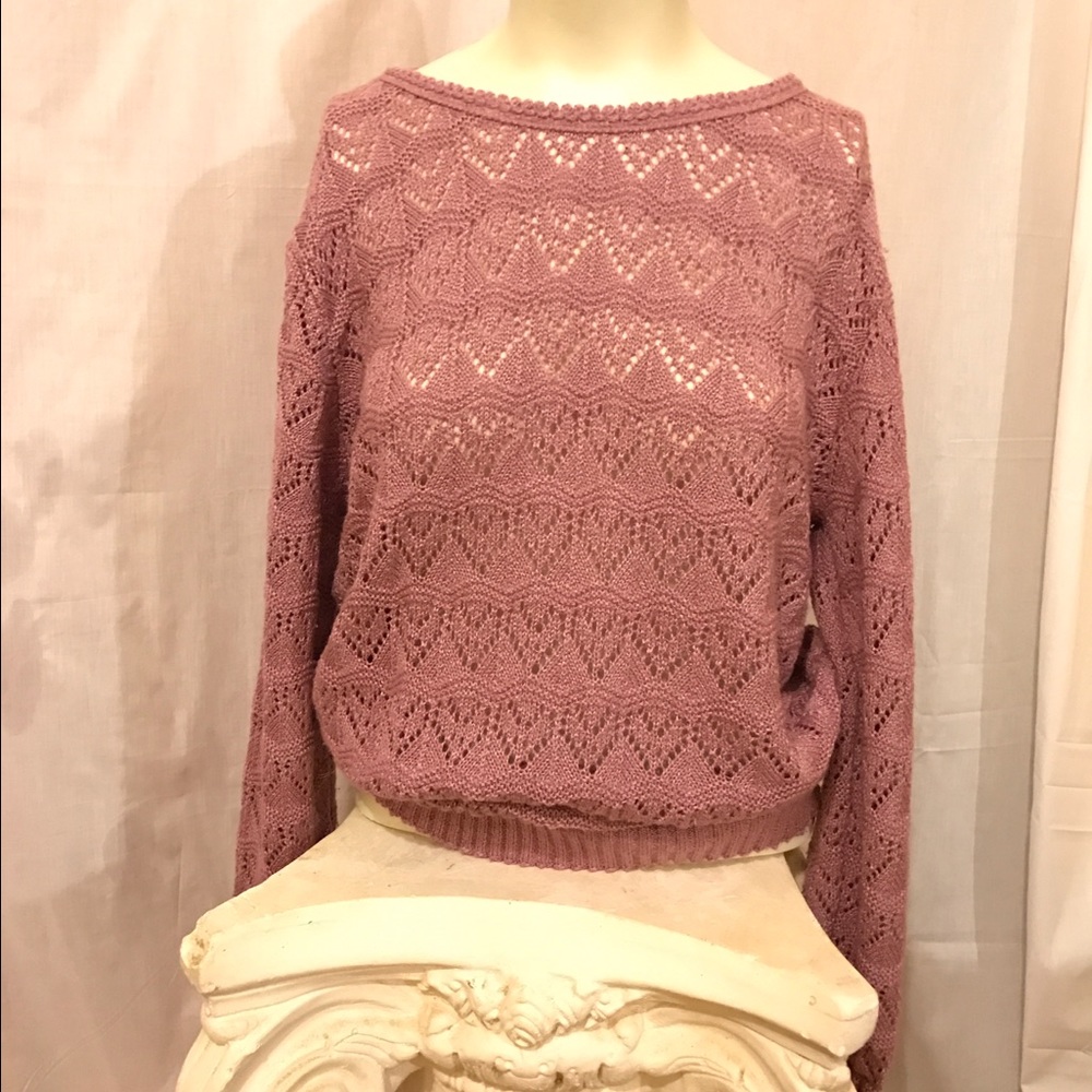 Sweet purple sweater
