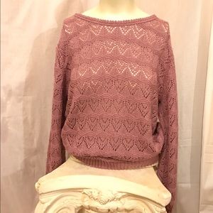 Sweet purple sweater