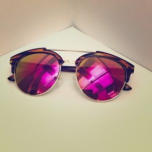 ♥️BOGO♥️New Express Pink Mirrored Sunglasses