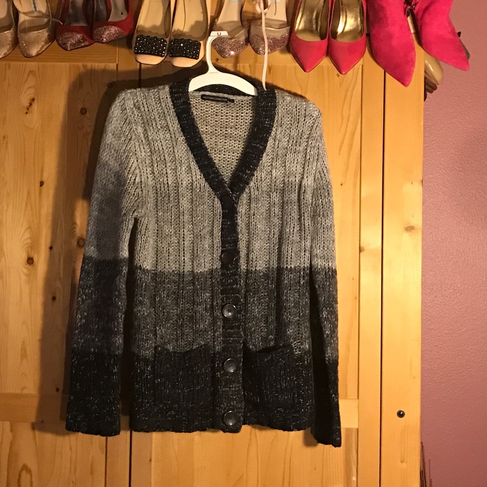 Gray and Black sweater
