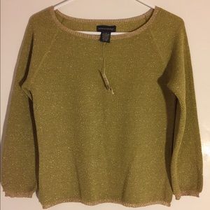 Glittery Green/Gold Sweater