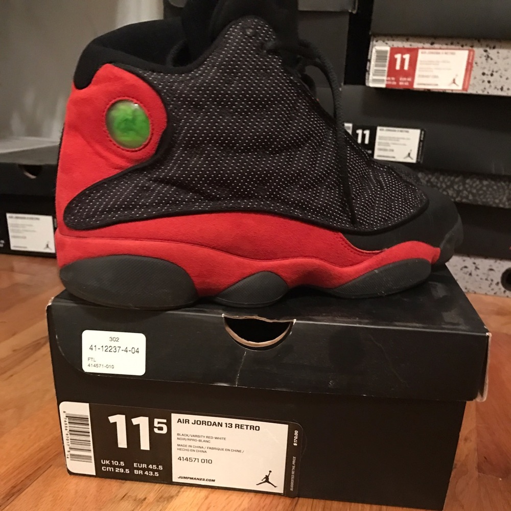 Jordan bred 13's