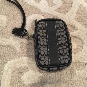 Small COACH wristlet