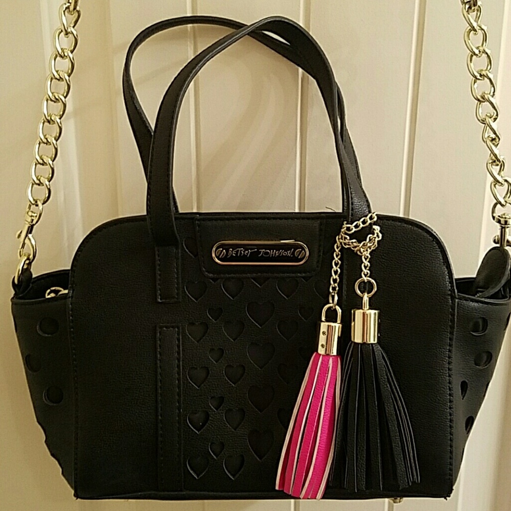 Betsey johnson black purse