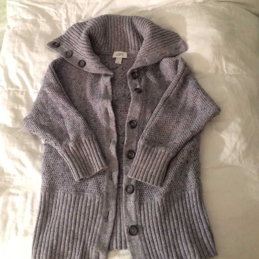 Ann Taylor Loft button up sweater