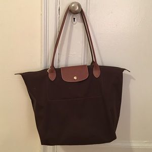 Large Brown Longchamp tote