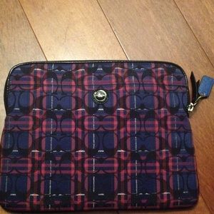Coach tablet case..very cute
