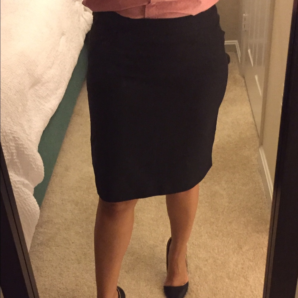 New York & Company • Black Pin Stripe Skirt