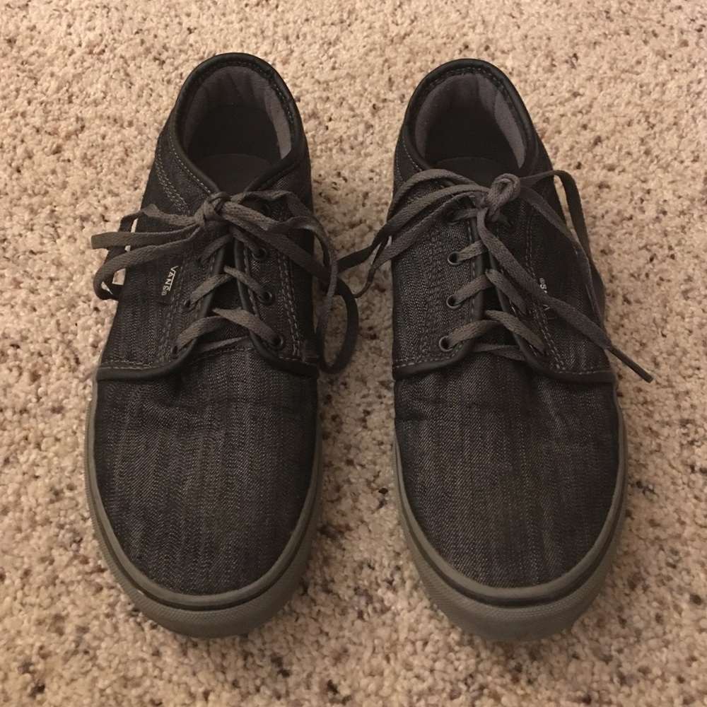 Black Vans. Size youth 6.