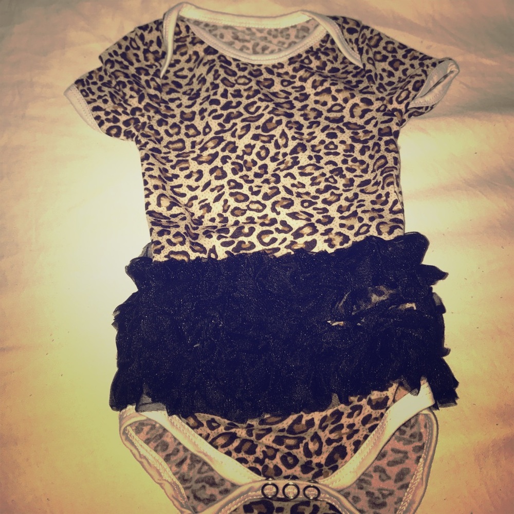 Ruffle Cheetah Onesie!