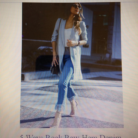 ON SALE - VIP shaggy fringe jeans - Jed size 7 & 9 - Picture 6 of 6