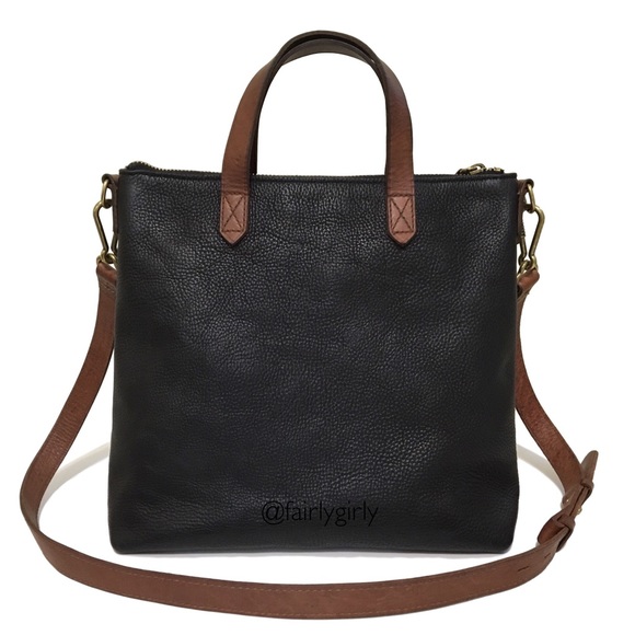 Madewell Handbags - ❤️ Madewell Mini Transport Crossbody Black & Brown