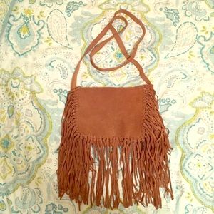 Zara Suede Mini Crossbody