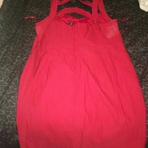 Red dress