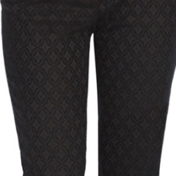 Jacquard slim ankle pants - Picture 2 of 3