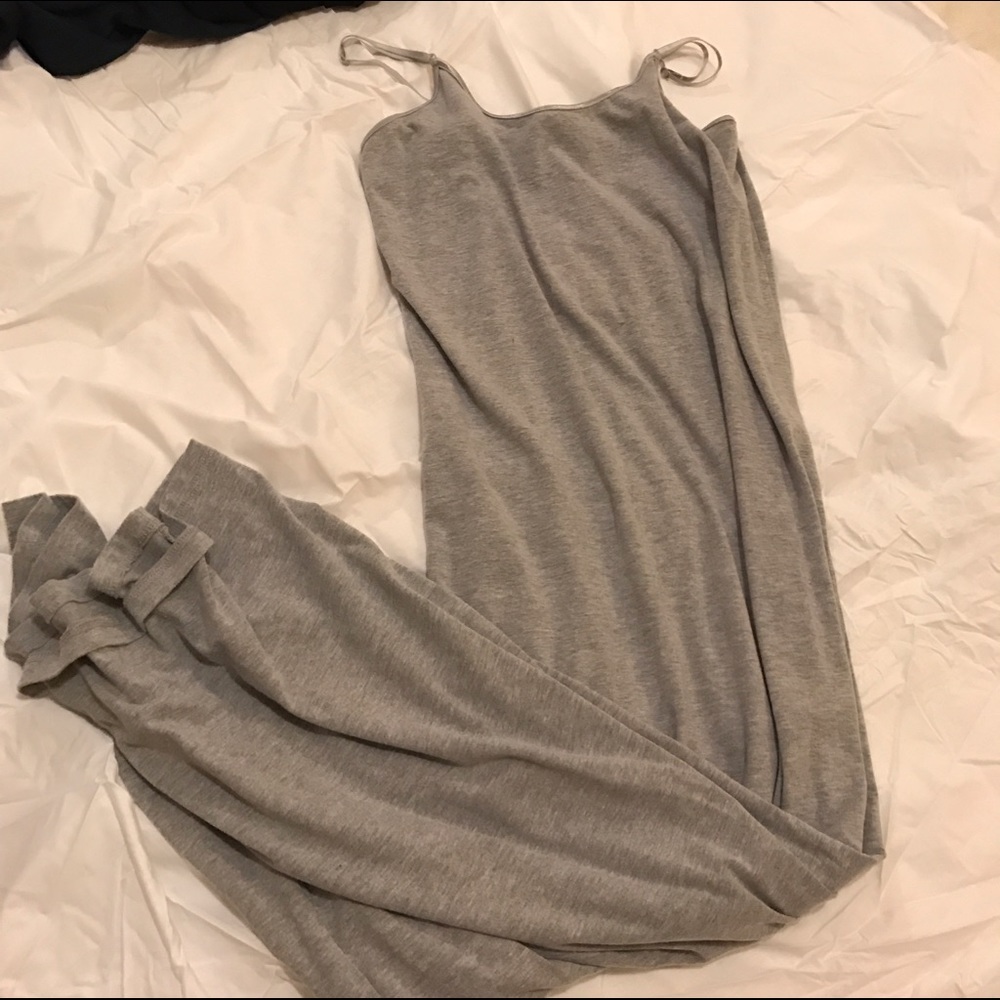 Jersey maxi dress