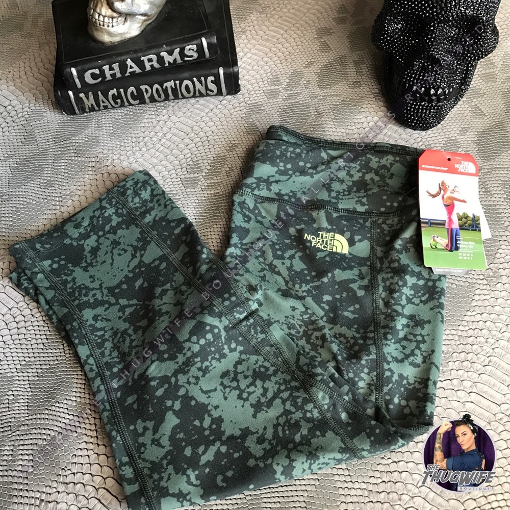 LAST ONE The north face green capri workout crop - Picture 3 of 4