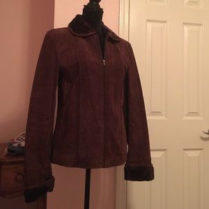 Julianao Celini Genuine Suede Jacket Sz Medium🌹🌹