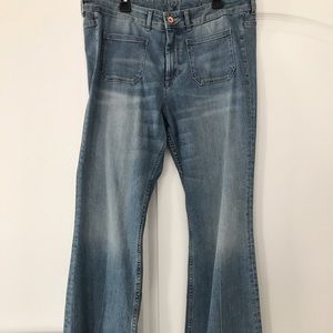 Wide leg H&M jeans.