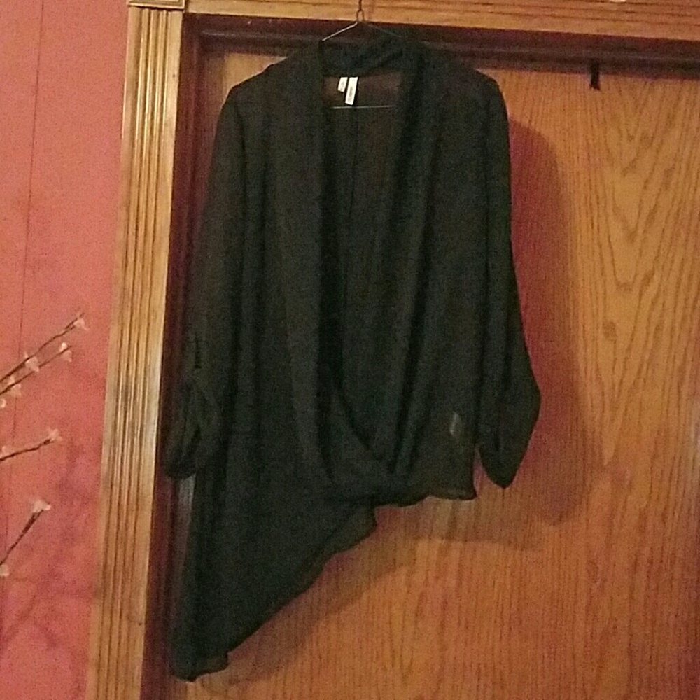 Studio Y sheer dressy top