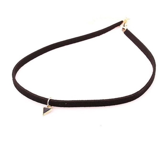 THE EDGY SHOP Jewelry - Triangle Cord Choker