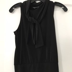 Express sleeveless turtleneck top.