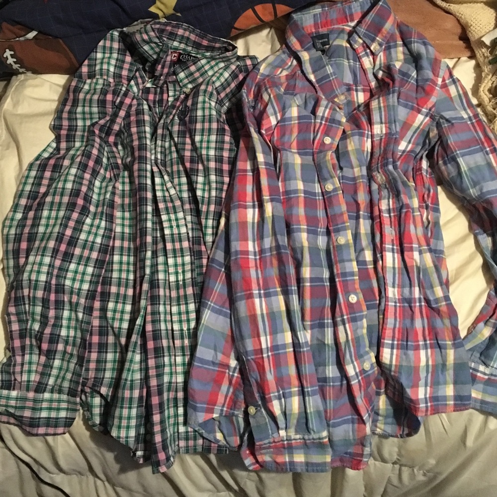 Youth Large button downs. Ralph Lauren, Chaps.