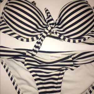 Navy Stripe Bikini