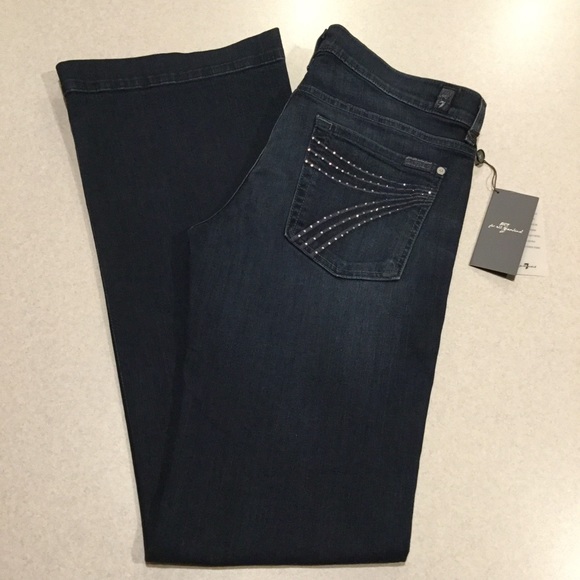 7 For All Mankind Denim - 7 For All Mankind Jean 32X35 Dojo NYD Crystal! NWT