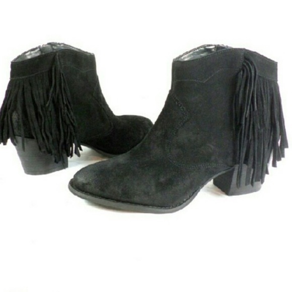 HP 2/1🎉Marc Fisher Fringe Boots Size 10 - Picture 2 of 3