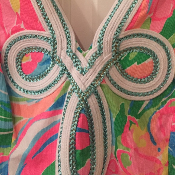 Lilly shift dress, Size 4 in So A Peeling print. - Picture 4 of 4