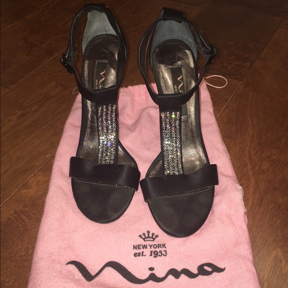 Nina Formal Heels with Rhinestones