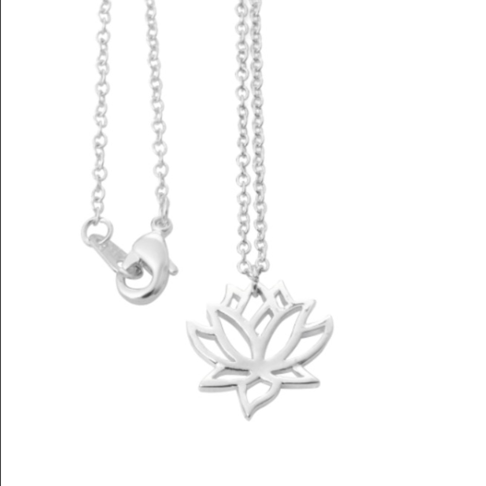 Good Karma, New Beginning Lotus Necklace - Picture 2 of 3