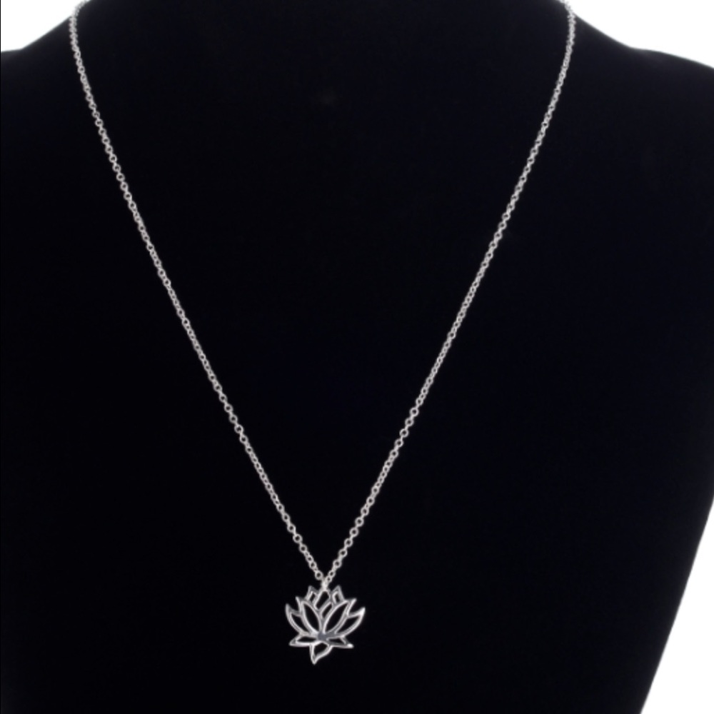 Good Karma, New Beginning Lotus Necklace - Picture 3 of 3
