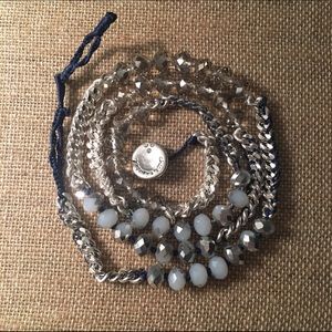 Bead + Chain Wrap Bracelet
