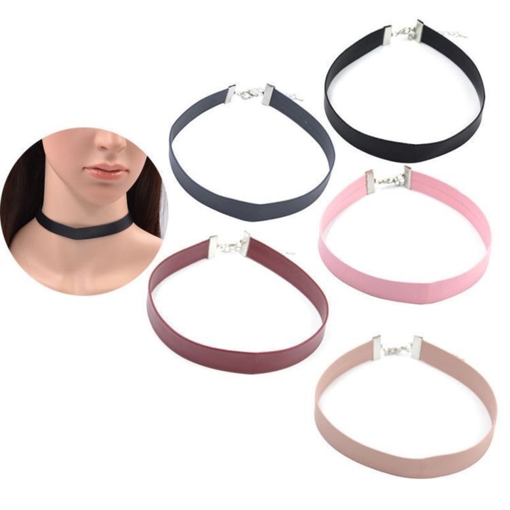 the basic faux leather choker - Picture 3 of 8