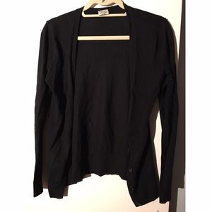 Black cardigan