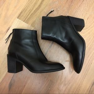 {sold} Madewell Ames Boot size 6.5 Black leather