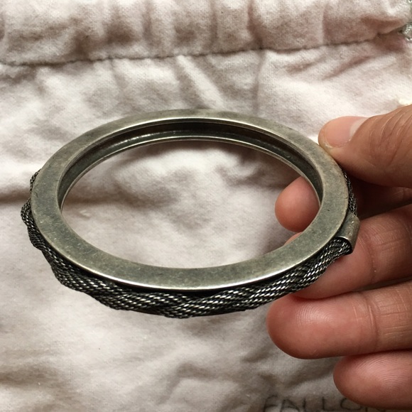 Fallon Mesh Wrapped Bangle - Picture 2 of 3