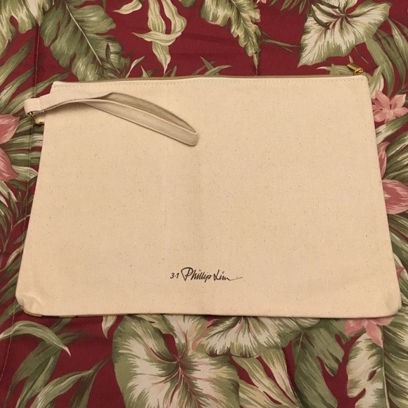 3.1 Phillip Lim canvas clutch/wristlet - Picture 1 of 7