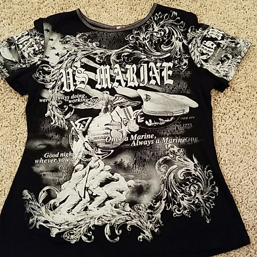 US Marines Womens Top.   XL
