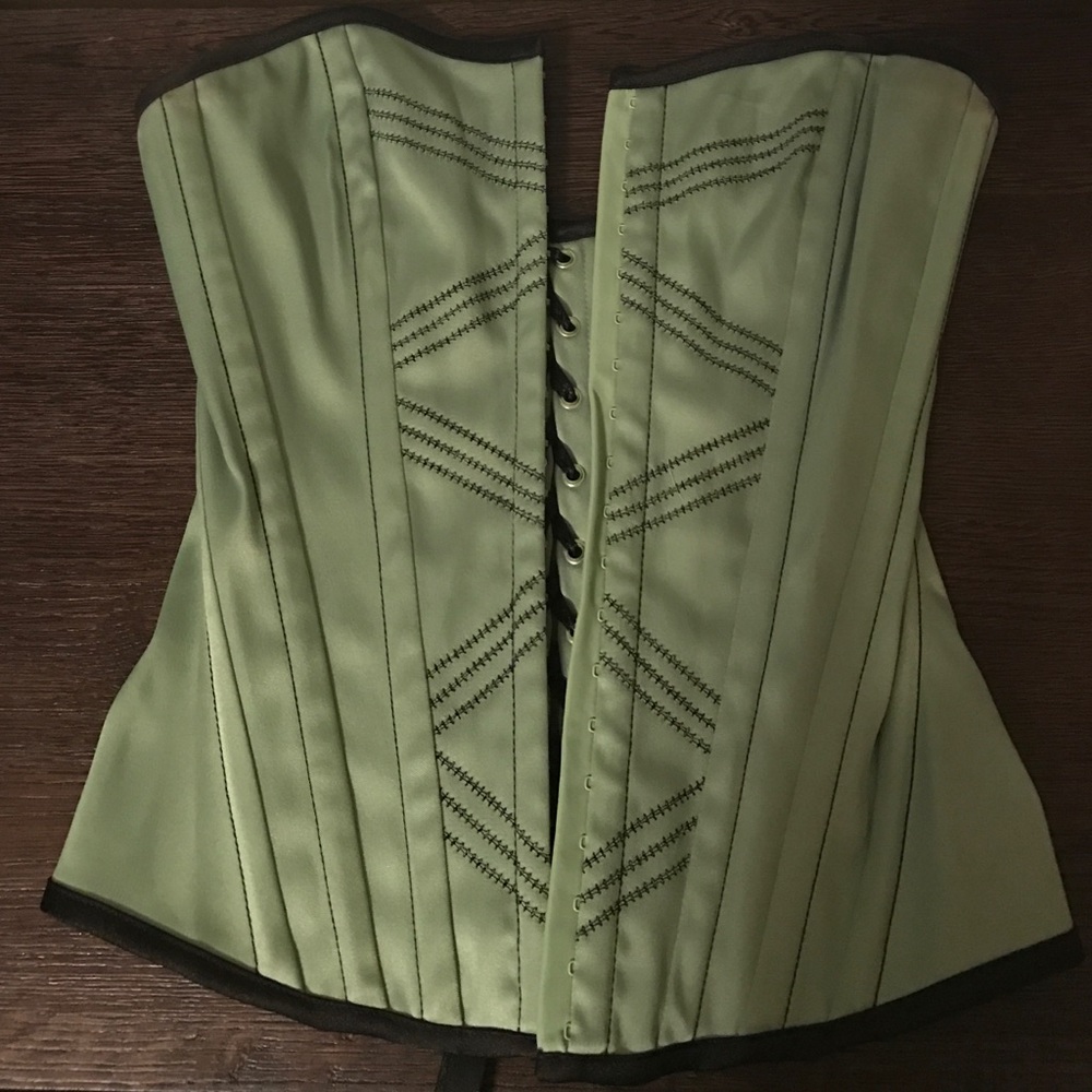 Green corset
