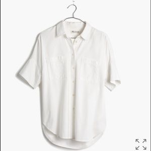❌SOLD ON MERCARI❌Madewell White Cotton Courier
