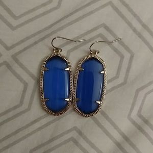 Kendra Scott Agate Cobalt Danielle Earrings