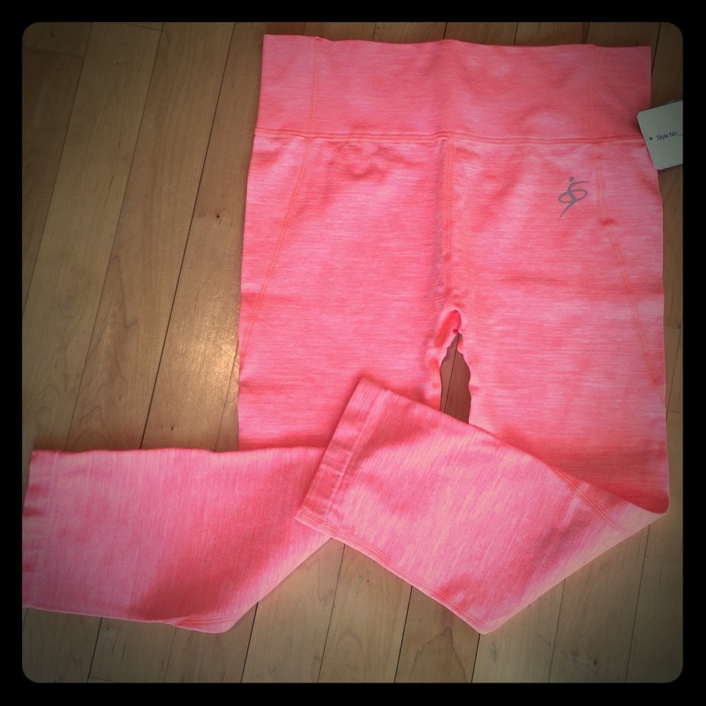 Bright ORANGE Capri activewear pants