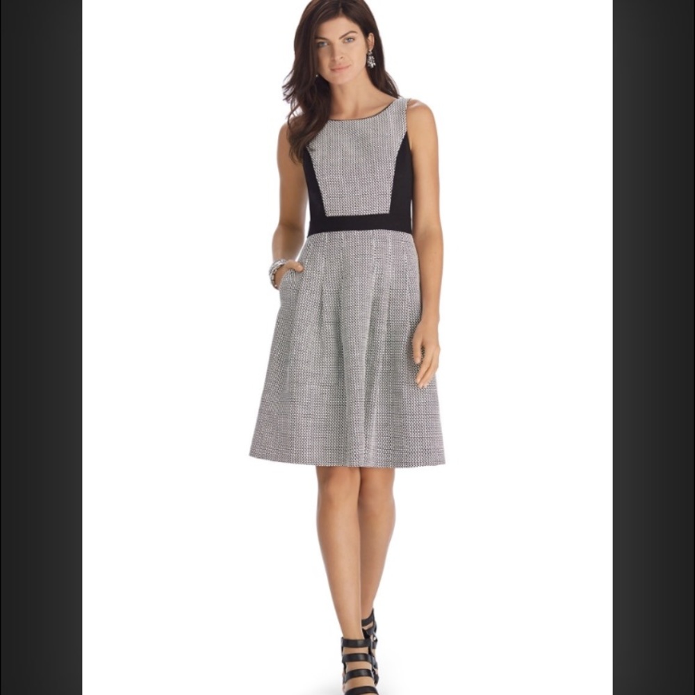 White House Black Market Fit and Flare Dress