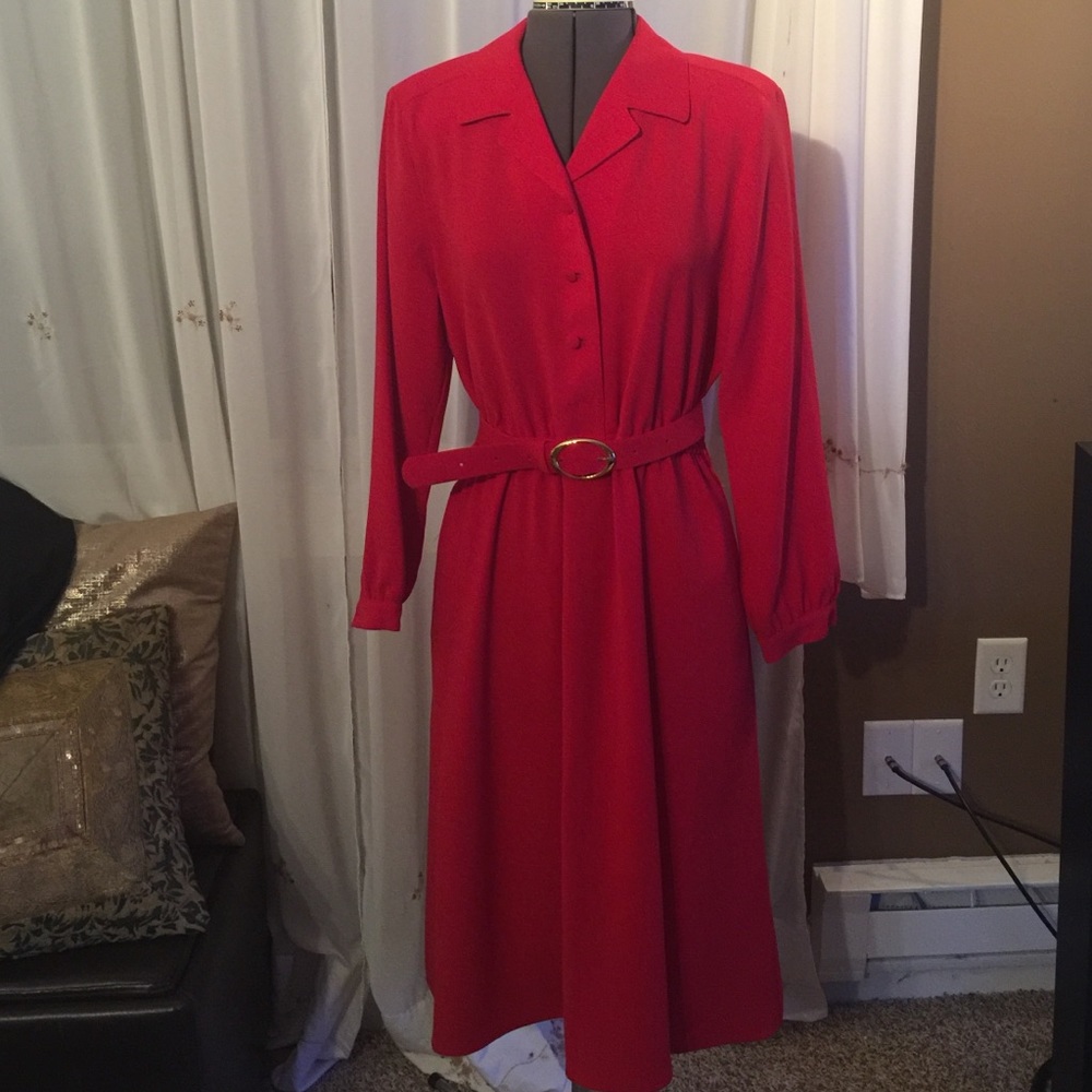 Red dress