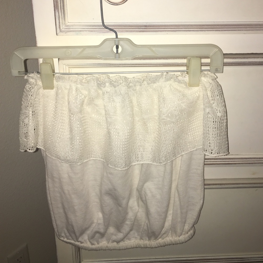 Lace tube top